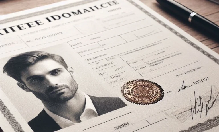 Domicile Certificate